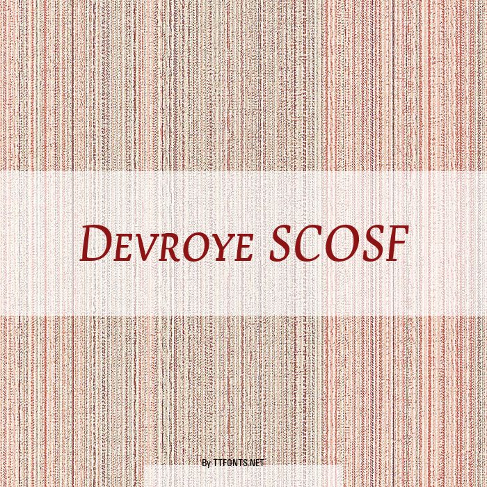 Devroye SCOSF example